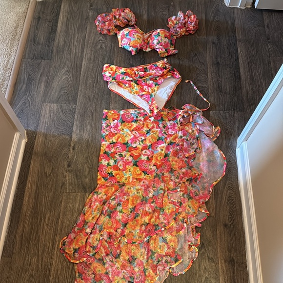 Flax maker 3 piece swimsuit set - Picture 2 of 2